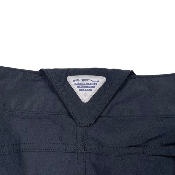 Columbia PFG Shorts Womens 12 x 5" Inseam Black Coral Point III UPF 50 Fishing - Picture 5 of 8